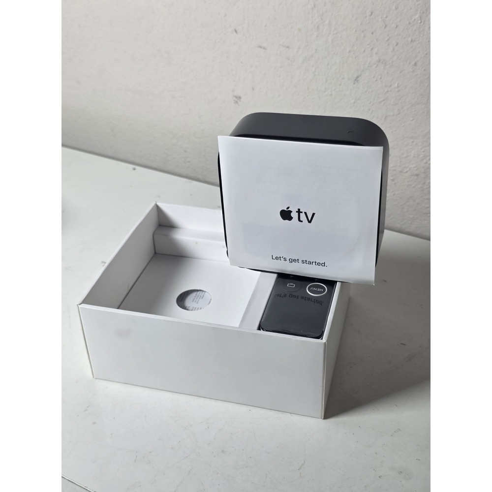 Apple TV Media Streamer Box, Black, with Remote Model A1625 - Picture 9 of 10